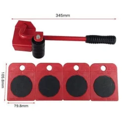 Cozy Living Gadgets Für Zuhause|Heimwerkzeuge-Möbelheber-Werkzeugsatz - 5-teilige Umzugshilfen