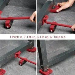 Cozy Living Gadgets Für Zuhause|Heimwerkzeuge-Möbelheber-Werkzeugsatz - 5-teilige Umzugshilfen