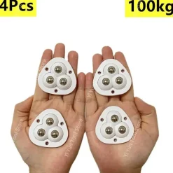 The Decor Haven Gadgets Für Zuhause-Möbeltransportrollen – selbstklebende Drehrollen zum Heben schwerer Lasten