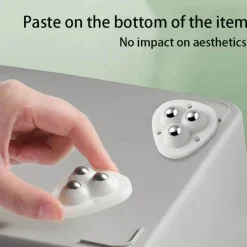 The Decor Haven Gadgets Für Zuhause-Möbeltransportrollen – selbstklebende Drehrollen zum Heben schwerer Lasten