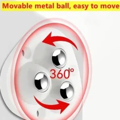 The Decor Haven Gadgets Für Zuhause-Möbeltransportrollen – selbstklebende Drehrollen zum Heben schwerer Lasten