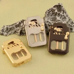 Cozy Living Camping-Werkzeuge|Camping Im Freien-Mechanisches Retro-Feuerzeug – Klassischer Flammenzünder