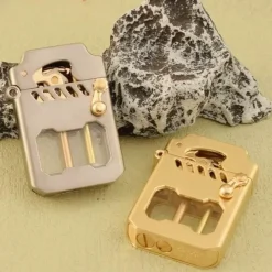 Cozy Living Camping-Werkzeuge|Camping Im Freien-Mechanisches Retro-Feuerzeug – Klassischer Flammenzünder