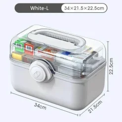 Tranquil Touch Gesundheits-Gadgets|Gesundheits- Und Entspannungstools-Medizinischer Aufbewahrungs-Organizer - Box für Gesundheitsbedarf