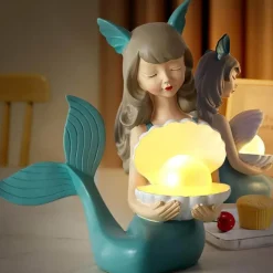Bright Accents Beleuchtung-Meerjungfrau Nachtlicht - Bezauberndes Kinderdekor