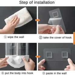 Signature Spaces Küche & Esszimmer-Mehrkornspender - Transparente Aufbewahrungslösung zur Wandmontage