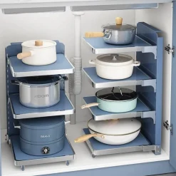 Space Savvy Küche & Esszimmer-Mehrschichtiger Küchen-Organizer – Intelligentes Lagerregal