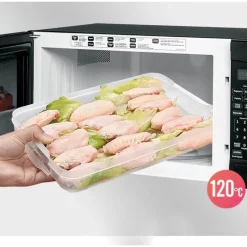 Space Savvy Küche & Esszimmer-Mehrschichtiger Vorratsbehälter für Lebensmittel – stapelbarer Meal-Prep-Organizer