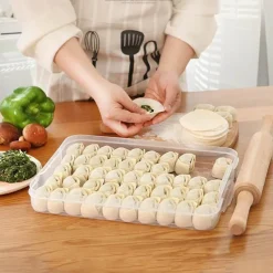 Space Savvy Küche & Esszimmer-Mehrschichtiger Vorratsbehälter für Lebensmittel – stapelbarer Meal-Prep-Organizer