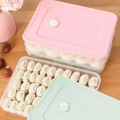 Space Savvy Küche & Esszimmer-Mehrschichtiger Vorratsbehälter für Lebensmittel – stapelbarer Meal-Prep-Organizer