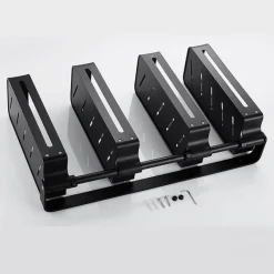 Space Savvy Küche & Esszimmer-Mehrschichtiges drehbares Küchenregal – Aufbewahrungs-Organizer ohne Lochen