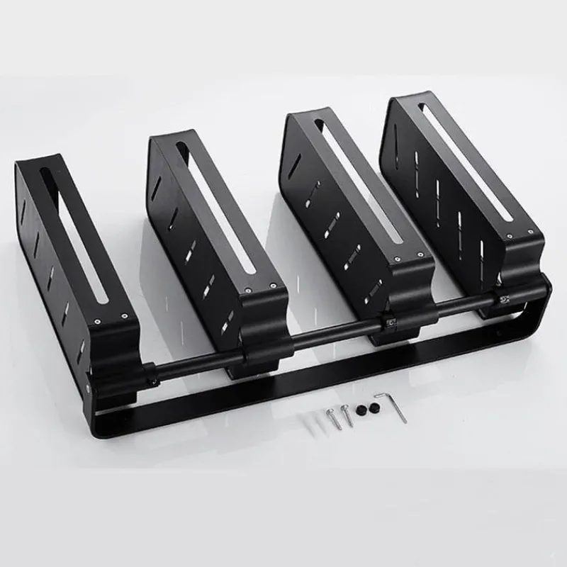 Space Savvy Küche & Esszimmer-Mehrschichtiges drehbares Küchenregal – Aufbewahrungs-Organizer ohne Lochen