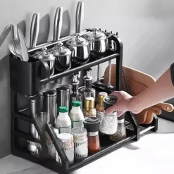 Space Savvy Küche & Esszimmer-Mehrstöckiges Küchenregal – platzsparendes Organizer-Regal