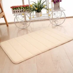 The Blissful Bath Badezimmer-Memory Foam Bath Mat - Water Absorbent Bathroom Rug