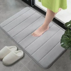 The Blissful Bath Badezimmer-Memory Foam Bath Mat - Water Absorbent Bathroom Rug