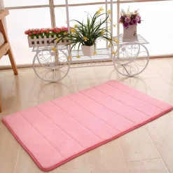 The Blissful Bath Badezimmer-Memory Foam Bath Mat - Water Absorbent Bathroom Rug