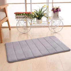 The Blissful Bath Badezimmer-Memory Foam Bath Mat - Water Absorbent Bathroom Rug