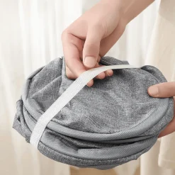 Aqua Essence Badezimmer-Mesh Laundry Hamper - Portable Storage Bag for Clothes