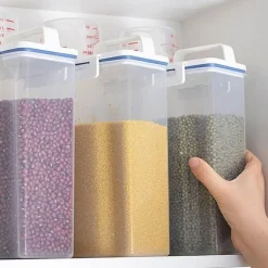 Space Savvy Küche & Esszimmer-Messbecherdeckel - Getreideaufbewahrungsspender