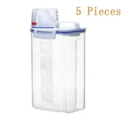 Space Savvy Küche & Esszimmer-Messbecherdeckel - Getreideaufbewahrungsspender