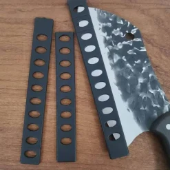 Tom Küche & Esszimmer-Messerklingenschutz - 3er-Set, langlebige Hüllen für Küchenmesser