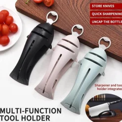 Deco Küche & Esszimmer-Messerschärfer – 3-in-1 Multifunktionswerkzeug für alle Klingen