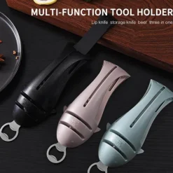 Deco Küche & Esszimmer-Messerschärfer – 3-in-1 Multifunktionswerkzeug für alle Klingen