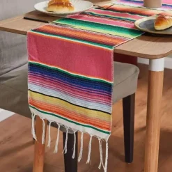 Warm Embrace Bettzeug-Mexikanische gewebte Quastendecke - Buntes Sofa-Überwurf-Tischdecken-Dekor