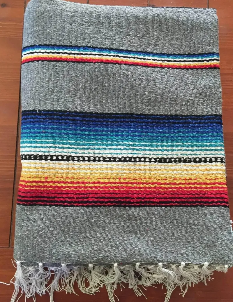 Snug u0026 Soft Bettzeug-Mexikanisches gestreiftes Strandtuch – Jacquardgewebte Outdoordecke