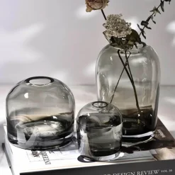 Flourish Vases Wohndeko-Midnight Mist Vasen-Set – Elegante Dekovasen