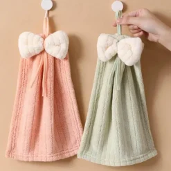 Tom Küche & Esszimmer-Mikrofaser-Handtücher für Küche und Bad, weiches Korallensamt-Design