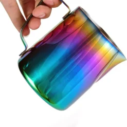 Tom Küche & Esszimmer-Milchaufschäumerbecher aus Edelstahl für Latte Art-Kaffeebereiter