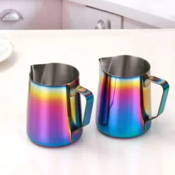 Tom Küche & Esszimmer-Milchaufschäumerbecher aus Edelstahl für Latte Art-Kaffeebereiter