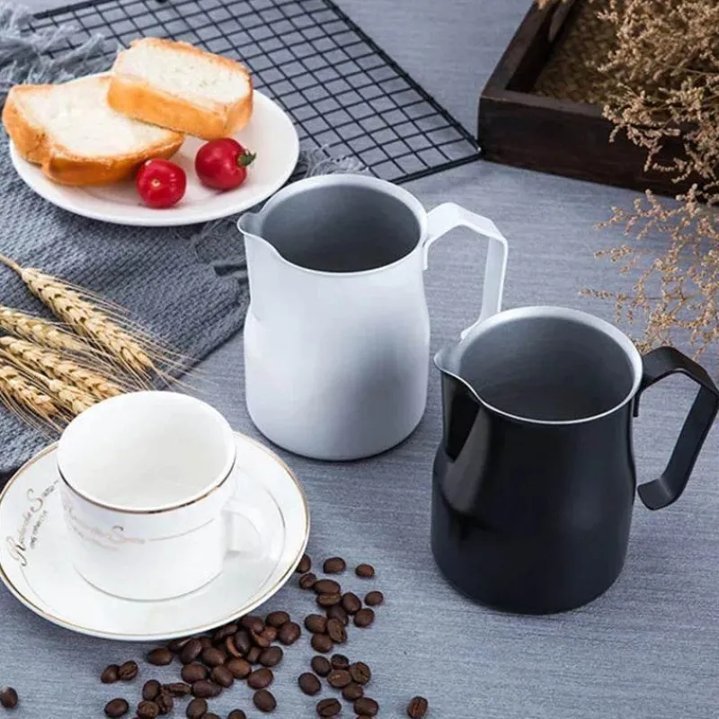 Tom Küche & Esszimmer-Milchaufschäumkännchen aus Edelstahl – Latte Art Tool