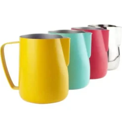 Tom Küche & Esszimmer-Milchaufschäumkrug aus Edelstahl – Kaffee-Latte-Art-Werkzeug