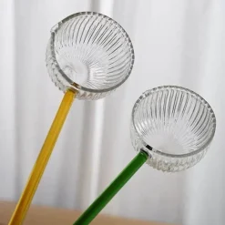 Plates u0026 More Küche & Esszimmer-Milchlöffel aus farbigem Glas – Rührlöffel für Kaffee und Desserts mit langem Griff