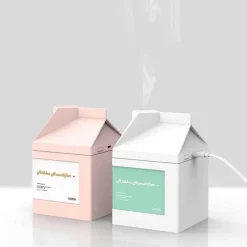Tranquil Touch Gesundheits-Gadgets|Gesundheits- Und Entspannungstools-Milk Box Luftbefeuchter - Aromadiffusor für den Schreibtisch