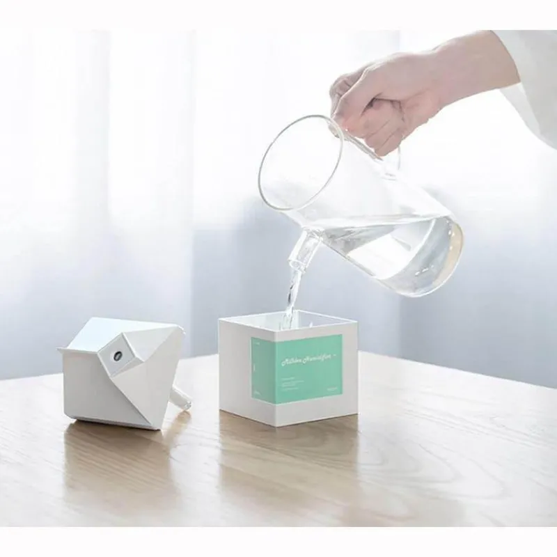 Tranquil Touch Gesundheits-Gadgets|Gesundheits- Und Entspannungstools-Milk Box Luftbefeuchter - Aromadiffusor für den Schreibtisch