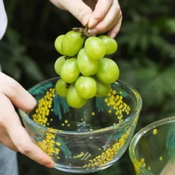 Elegance at the Table Küche & Esszimmer-Mimosa-Glasschale – elegantes, dekoratives Serviergericht für die Unterhaltung