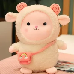 The Decor Haven Babyspielzeug-Mini Alpaka Plüschtier - Süßes Stofftier