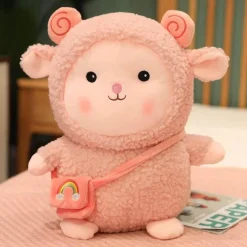 The Decor Haven Babyspielzeug-Mini Alpaka Plüschtier - Süßes Stofftier