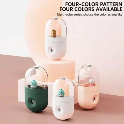 The Relaxation Nook Autozubehör|Automobilindustrie-Mini Bear Luftbefeuchter – Ultraleiser USB-Luftbefeuchter