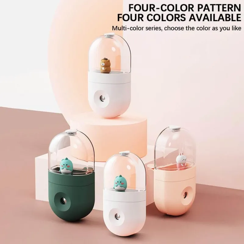 The Relaxation Nook Autozubehör|Automobilindustrie-Mini Bear Luftbefeuchter – Ultraleiser USB-Luftbefeuchter