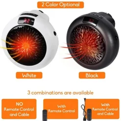 Cozy Living Gadgets Für Zuhause|Möbel-Mini Elektro-Wandheizer - Kompakter Steckdosenheizer