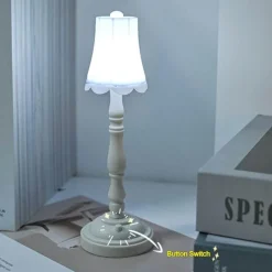 Bright Accents Beleuchtung-Mini Retro Tischlampe - Vintage Schreibtischlampe