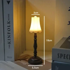 Bright Accents Beleuchtung-Mini Retro Tischlampe - Vintage Schreibtischlampe
