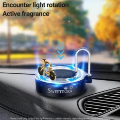 Wild u0026 Free Gear Autozubehör|Automobilindustrie-Mini-Aromatherapie-Dekor mit Solar-Fahrrad