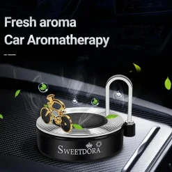 Wild u0026 Free Gear Autozubehör|Automobilindustrie-Mini-Aromatherapie-Dekor mit Solar-Fahrrad