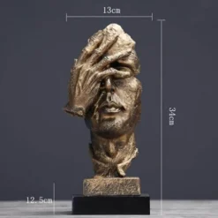 Comfort u0026 Style Wohndeko-Miniatur-Schreibtischskulptur – Elegantes Schweigen ist Golddekor