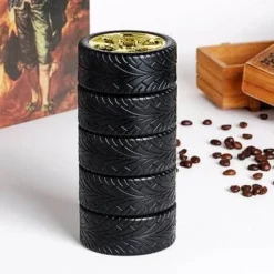 Cup Couture Camping-Werkzeuge|Outdoor-Artikel-Mini-Autoreifen-Thermoskanne – Kreativer Reisebecher für Autos